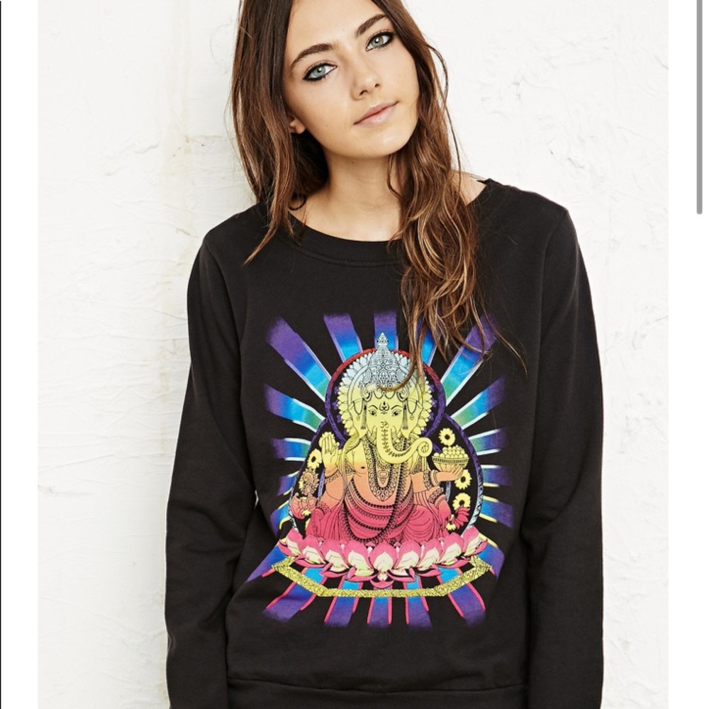 Truly madly deeply bright Ganesh sweatshirt